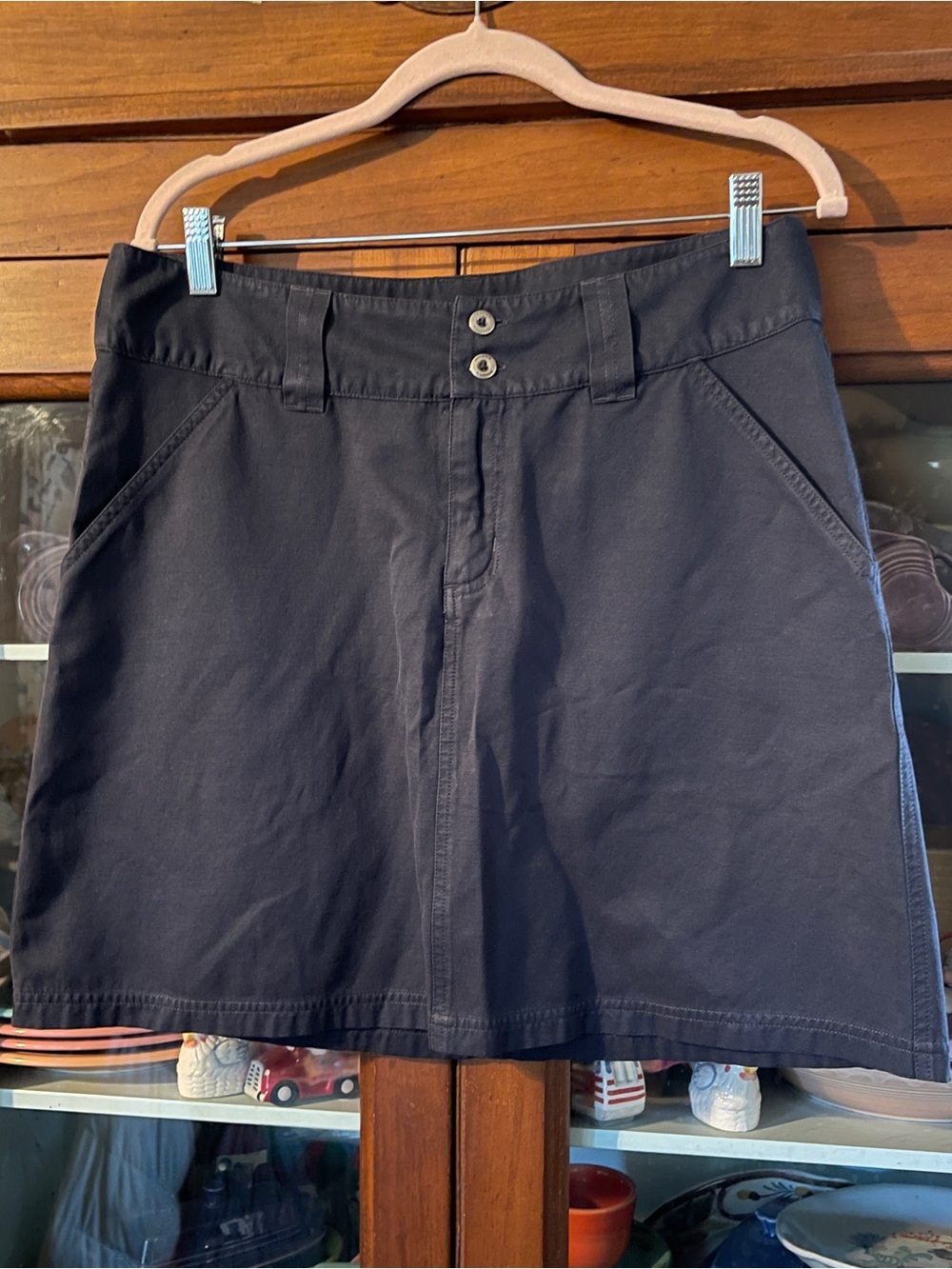 Patagonia Navy Mini Skirt with Front Pockets